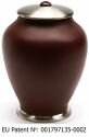 Burgundy Simplicity Urn